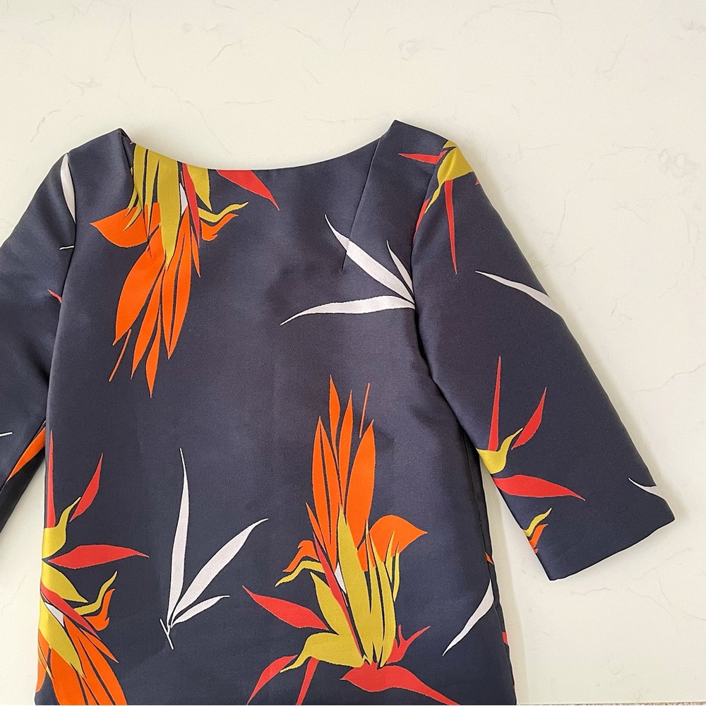 MARNI Jacquard Kapfu Motif Floral Printed Dress, IT38